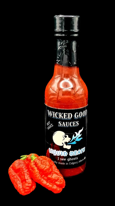 Liquid Death i see ghosts Hot Sauce